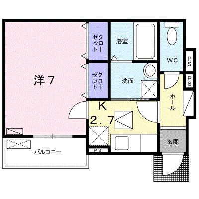 フィオーレ　コート 101【管理NO：1-017121101-01010】 ★家具家電は申し込み後に搬入します★の外観画像