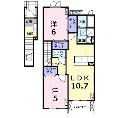 アルバⅡ 201【管理NO：1-015753602-02010】 ★家具家電は申し込み後に搬入します 2026年08月中旬入居可能の外観画像