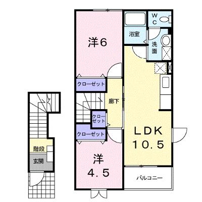 ウエストヒルズ 203【管理NO：1-010027001-02030】 2026年07月上旬入居可能の外観画像