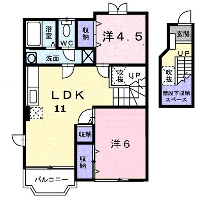 パークサイドコート１ 203【管理NO：1-007200301-02030】の外観画像