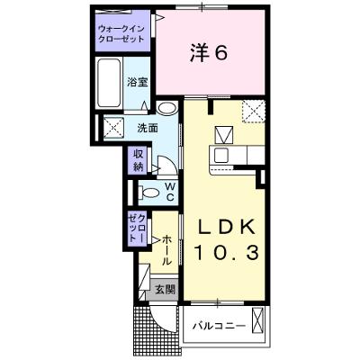ＴＮ　Ｃａｓａ 102【管理NO：1-025712101-01020】 ★家具家電は申し込み後に搬入しますの外観画像