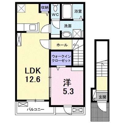 メゾン　リアン 201【管理NO：1-028314701-02010】 ★家具家電は申し込み後に搬入します 2026年09月上旬入居可能の外観画像