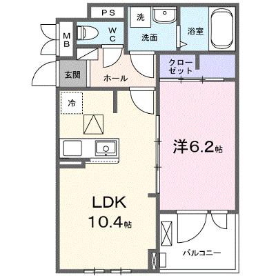 ラヴィエールⅡ 102【管理NO：1-028198602-01020】 ★家具家電は申し込み後に搬入します★ ★2026年09月下旬入居可能★の外観画像