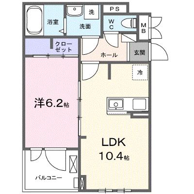ラヴィエールⅠ 302【管理NO：1-028198601-03020】 ★家具家電は申し込み後に搬入します★ ★2026年09月下旬入居可能★の外観画像