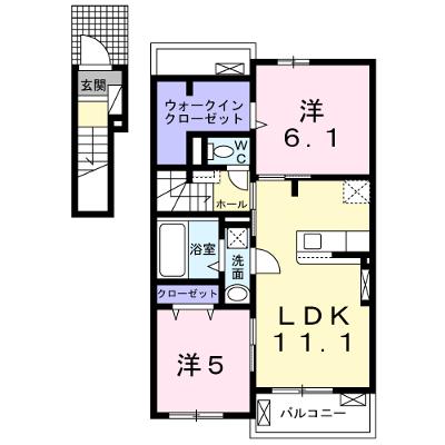 ヴィオラ　パッソⅧ 203【管理NO：1-024360002-02030】 2026年07月上旬入居可能の外観画像