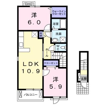 リバーサイド　インフィニティⅠ 201【管理NO：1-022046601-02010】 2026年07月中旬入居可能の外観画像