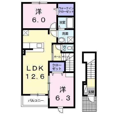 クラール・ブリーゼ 201【管理NO：1-018048001-02010】 2026年08月中旬入居可能の外観画像