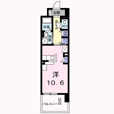 フェリス 407【管理NO：1-017901201-04060】 ★家具家電は申し込み後に搬入しますの外観画像
