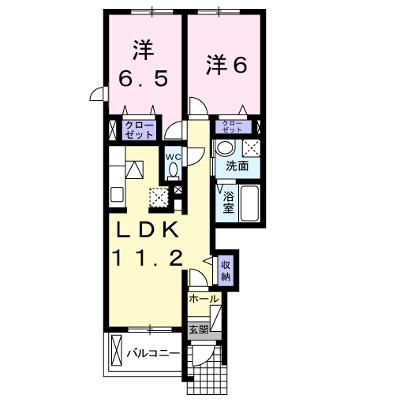 クリア　（北棟） 101【管理NO：1-015174401-01010】 ★家具家電は申し込み後に搬入しますの外観画像