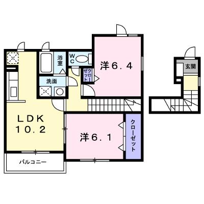 ラピュタＡ 201【管理NO：1-014898201-02010】 2026年07月上旬入居可能の外観画像
