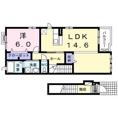 ラウンド・ハピネス 202【管理NO：1-018015801-02020】 ★家具家電は申し込み後に搬入します 2026年08月上旬入居可能の外観画像