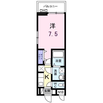 メゾン　フォレスティエール２ 301【管理NO：1-024926202-03010】 ★家具家電は申し込み後に搬入しますの外観画像