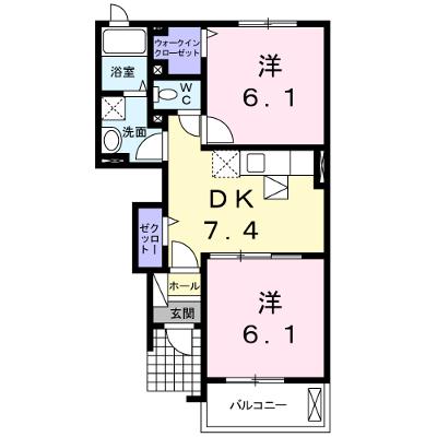 インノバールⅡ 102【管理NO：1-016156302-01020】 ★家具家電は申し込み後に搬入します 2026年07月下旬入居可能の外観画像