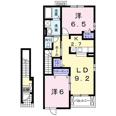 ピースリバー 205【管理NO：1-015571201-02040】 ★家具家電は申し込み後に搬入します★の外観画像