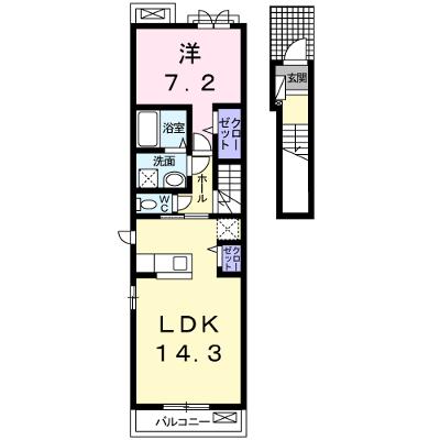 ナチュール　ハウス 207【管理NO：1-021695201-02060】 ★家具家電は申し込み後に搬入します 2026年07月下旬入居可能の外観画像