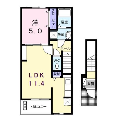 ユーアイ・ハイツ池田Ⅱ 203【管理NO：1-020423101-02030】 ★家具家電は申し込み後に搬入します★ ★2026年08月下旬入居可能★の外観画像