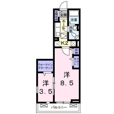 ソレイユ・道 103【管理NO：1-016109701-01030】 ★家具家電は申し込み後に搬入しますの外観画像