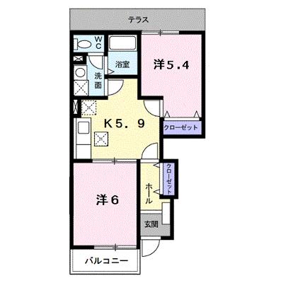 アロッジオ 102【管理NO：1-012279001-01020】 ★家具家電は申し込み後に搬入しますの外観画像