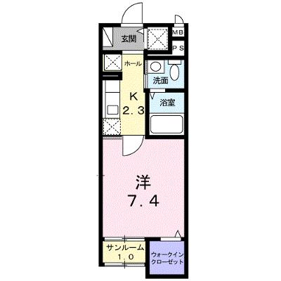 ココ・リヴァージュ 103【管理NO：1-021051701-01030】 ★家具家電は申し込み後に搬入しますの外観画像