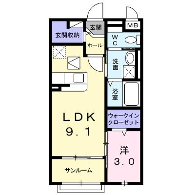 ベル　エトワール 103【管理NO：1-019695001-01030】 ★家具家電は申し込み後に搬入しますの外観画像