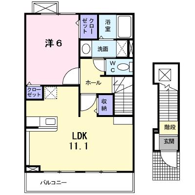 メゾン・フローラ 202【管理NO：1-014875401-02020】 ★家具家電は申し込み後に搬入します 2026年08月中旬入居可能の外観画像