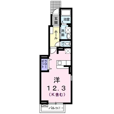 ポンテリブロＫ・Ⅱ 101【管理NO：1-014709501-01010】 ★家具家電は申し込み後に搬入します 2026年07月下旬入居可能の外観画像