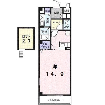 カーサ・エル・タカミヤ 206【管理NO：1-012643701-02050】 ★家具家電は申し込み後に搬入しますの外観画像