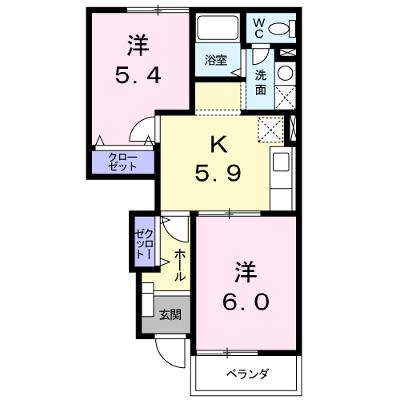 ヴィラカルフールⅡ 102【管理NO：1-011205602-01020】 ★家具家電は申し込み後に搬入します 2026年07月中旬入居可能の外観画像