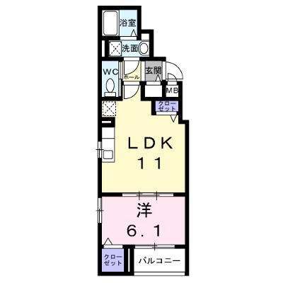 パーチェ　エテルノⅡ 202【管理NO：1-027605801-02020】 2026年08月中旬入居可能の外観画像