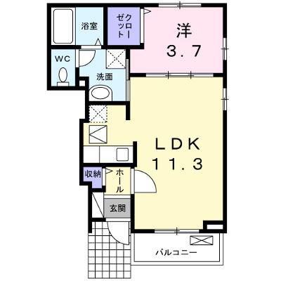 プラスドサンテ・トロワ 102【管理NO：1-017062001-01020】 ★家具家電は申し込み後に搬入します 2026年08月中旬入居可能の外観画像