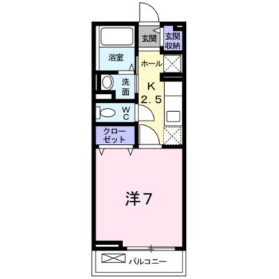エントフェ 202【管理NO：1-016698701-02020】 ★家具家電は申し込み後に搬入しますの外観画像