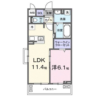 フィオーレカーサ 202【管理NO：1-028697201-02020】 ★家具家電は申し込み後に搬入します★ ★2026年09月下旬入居可能★の外観画像