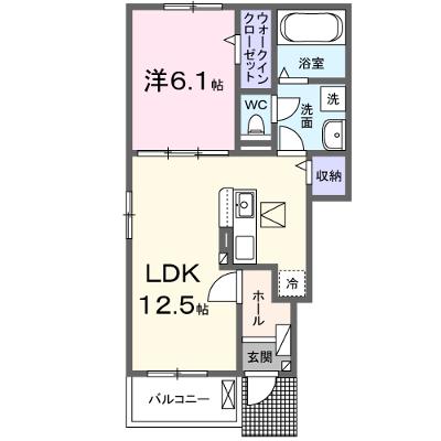 メゾン　ド　ルポ 101【管理NO：1-028600601-01010】 ★家具家電は申し込み後に搬入します★ ★2026年10月下旬入居可能★の外観画像