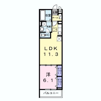 ジーアンビエンス 103【管理NO：1-028256901-01030】 ★家具家電は申し込み後に搬入します★ ★2026年09月下旬入居可能★の外観画像