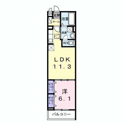 ジーアンビエンス 102【管理NO：1-028256901-01020】 ★家具家電は申し込み後に搬入します★ ★2026年09月下旬入居可能★の外観画像