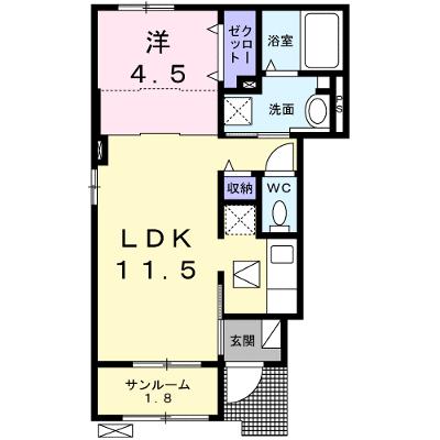 サンシャイン 101【管理NO：1-027017201-01010】 ★家具家電は申し込み後に搬入しますの外観画像