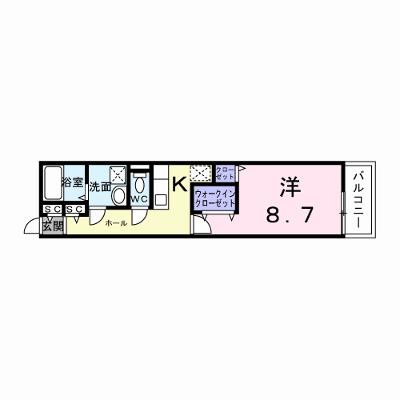 Ｌｅ・Ｃａｄｒｅ 303【管理NO：1-026237201-03030】 ★家具家電は申し込み後に搬入します★ ★2026年09月下旬入居可能★の外観画像