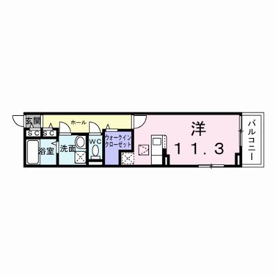 Ｌｅ・Ｃａｄｒｅ 105【管理NO：1-026237201-01040】 ★家具家電は申し込み後に搬入します 2026年09月下旬入居可能の外観画像
