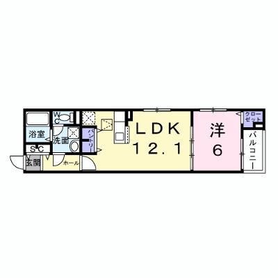 Ｌｅ・Ｃａｄｒｅ 102【管理NO：1-026237201-01020】 ★家具家電は申し込み後に搬入します★ ★2026年09月下旬入居可能★の外観画像
