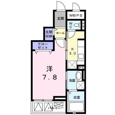 グランシャリオ 302【管理NO：1-020546801-03020】 ★家具家電は申し込み後に搬入します 2026年08月上旬入居可能の外観画像