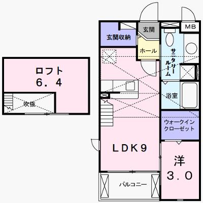 クリ－ル　ポッシュＴ＆Ｋ 205【管理NO：1-020424601-02040】 ★家具家電は申し込み後に搬入します★の外観画像