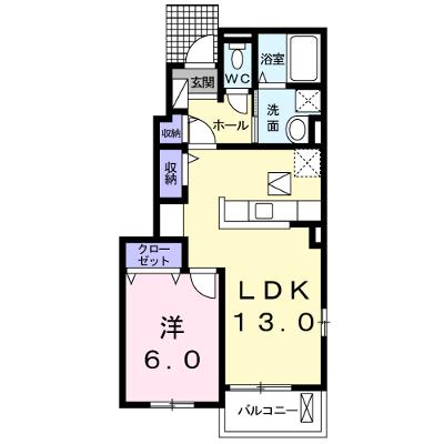 ソレイユ 101【管理NO：1-018582001-01010】 ★家具家電は申し込み後に搬入します★の外観画像