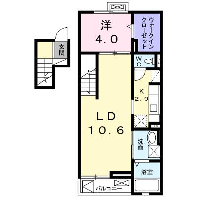Ｌａ　Ｌｕｃｅ 406【管理NO：1-018506001-04050】 ★家具家電は申し込み後に搬入しますの外観画像