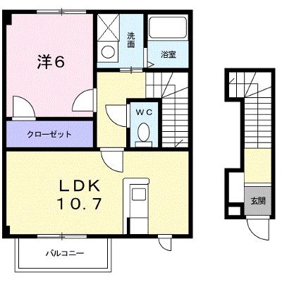 イノセント　エンジェル 207【管理NO：1-011940801-02060】 ★家具家電は申し込み後に搬入しますの外観画像