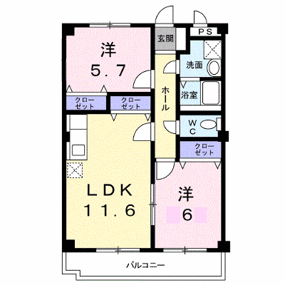 シャンブル２１ 106【管理NO：1-006787201-01050】 ★家具家電は申し込み後に搬入します★の外観画像