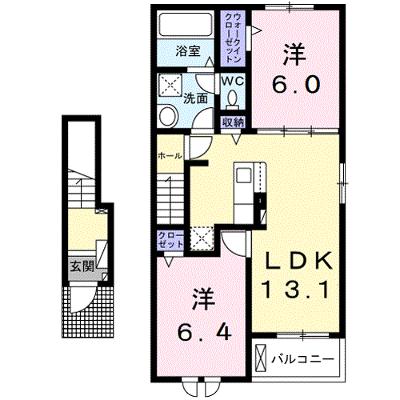 バーミィ 203【管理NO：1-026847101-02030】 ★家具家電は申し込み後に搬入します 2026年08月中旬入居可能の外観画像