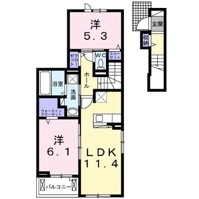レジオンス阪杉 201【管理NO：1-025341001-02010】 ★家具家電は申し込み後に搬入します 2026年07月中旬入居可能の外観画像