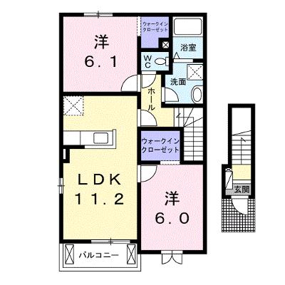 フレ　フュチュール 201【管理NO：1-019802001-02010】 ★家具家電は申し込み後に搬入しますの外観画像