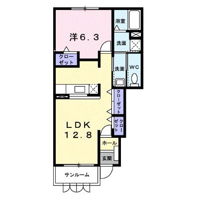 シェーネ　エレガンシア 103【管理NO：1-013267701-01030】 ★家具家電は申し込み後に搬入しますの外観画像