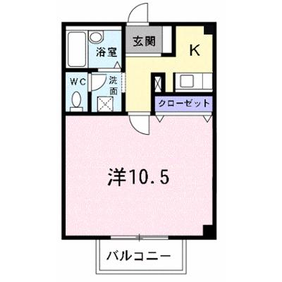 クロー・エイテルパーチ 202【管理NO：1-010252801-02020】 ★家具家電は申し込み後に搬入します★の外観画像